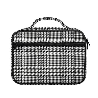 Black And White Glen Plaid Print Briefcase Bible Bag