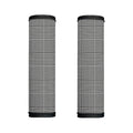 Black And White Glen Plaid Print Handle Covers