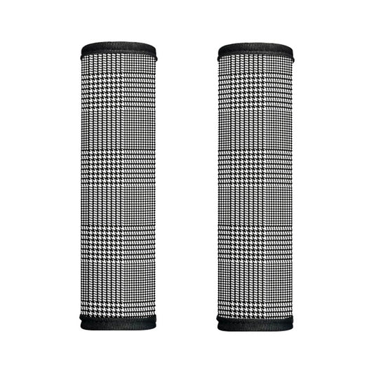 Black And White Glen Plaid Print Handle Covers