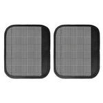 Black And White Glen Plaid Print Handle Covers