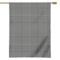 Black And White Glen Plaid Print House Flag