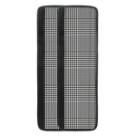 Black And White Glen Plaid Print Refrigerator Handle Covers