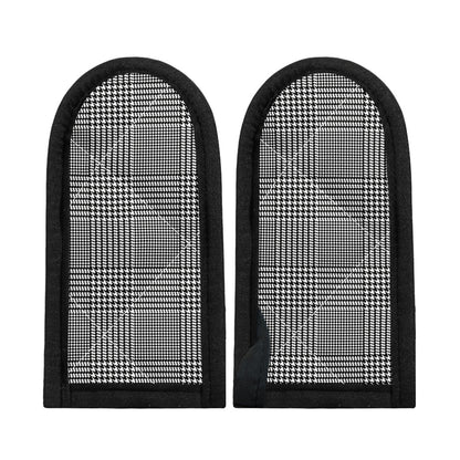 Black And White Glen Plaid Print Skillet Handle Cover