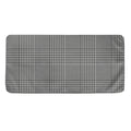Black And White Glen Plaid Print Towel