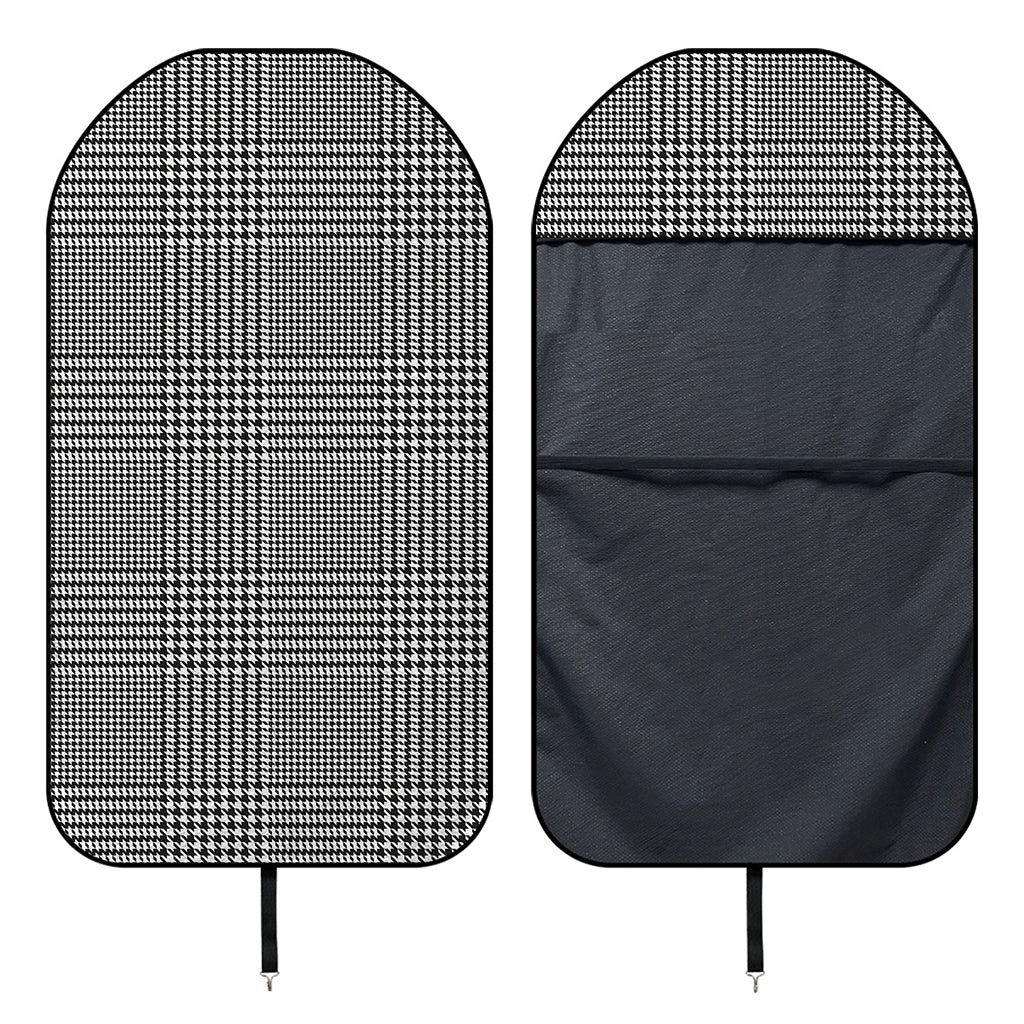 Black And White Glen Plaid Print Waterproof Car Seat Cover