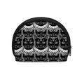 Black And White Gothic Wiccan Cat Print Coin Purse