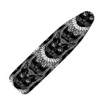 Black And White Gothic Wiccan Cat Print Ironing Board Cover