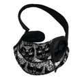 Black And White Gothic Wiccan Cat Print Pet Sling Carrier