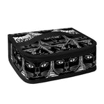 Black And White Gothic Wiccan Cat Print Small Lunch Bag