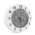 Black And White Graffiti Pattern Print Alarm Clock