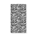 Black And White Graffiti Pattern Print Baby Crib Sheet