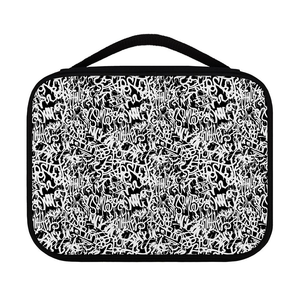 Black And White Graffiti Pattern Print Classic Bible Case