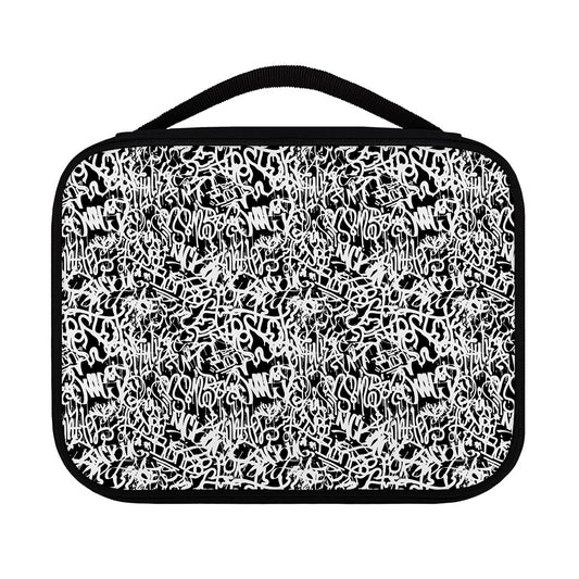 Black And White Graffiti Pattern Print Classic Bible Case