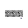 Black And White Graffiti Pattern Print Extended Mouse Pad