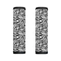 Black And White Graffiti Pattern Print Handle Covers