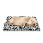 Black And White Graffiti Pattern Print Pet Cooling Mat Cover