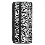 Black And White Graffiti Pattern Print Refrigerator Handle Covers