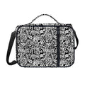 Black And White Graffiti Pattern Print Shoulder Strap Bible Bag