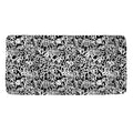 Black And White Graffiti Pattern Print Towel