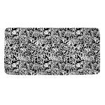 Black And White Graffiti Pattern Print Towel