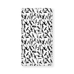 Black And White Guns Pattern Print Baby Crib Sheet