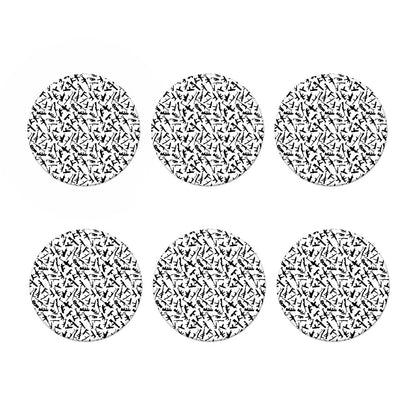 Black And White Guns Pattern Print Coaster Set