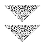 Black And White Guns Pattern Print Dog Bandana