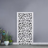 Black And White Guns Pattern Print Door Sticker