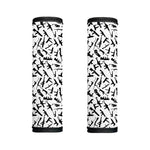Black And White Guns Pattern Print Handle Covers