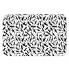 Black And White Guns Pattern Print Indoor Door Mat