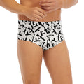 Black And White Guns Pattern Print Men's Briefs