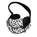 Black And White Guns Pattern Print Pet Sling Carrier