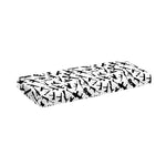 Black And White Guns Pattern Print Piano Keyboard Cover