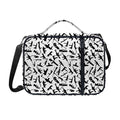 Black And White Guns Pattern Print Shoulder Strap Bible Bag