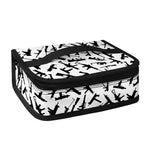 Black And White Guns Pattern Print Small Lunch Bag