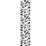 Black And White Guns Pattern Print Table Runner