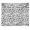 Black And White Guns Pattern Print Tapestry