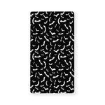 Black And White Halloween Bat Print Baby Crib Sheet