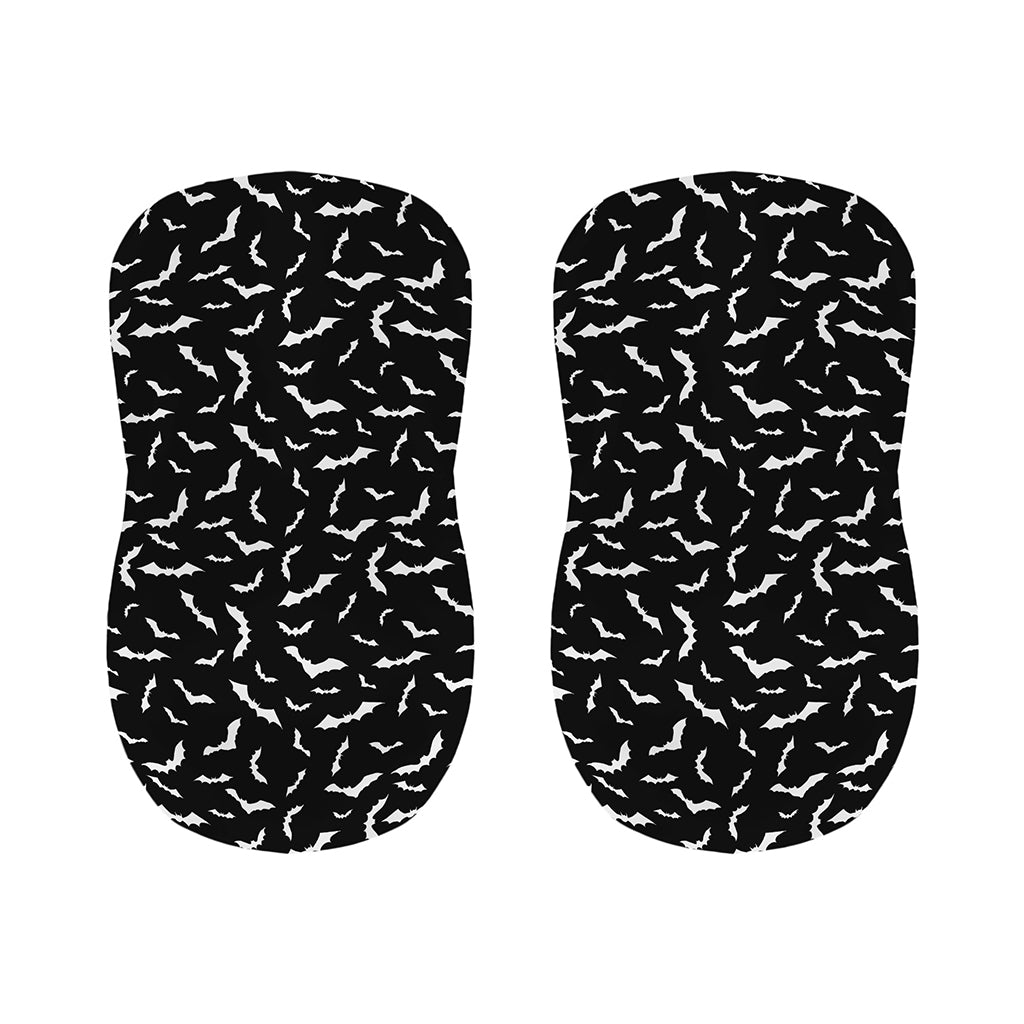 Black And White Halloween Bat Print Bar Stool Covers