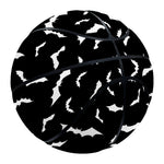 Black And White Halloween Bat Print Basketball