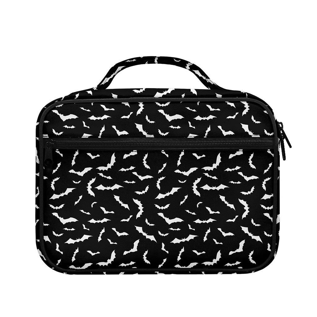 Black And White Halloween Bat Print Briefcase Bible Bag