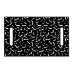 Black And White Halloween Bat Print Golf Cart Seat Cover