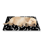 Black And White Halloween Bat Print Pet Cooling Mat Cover