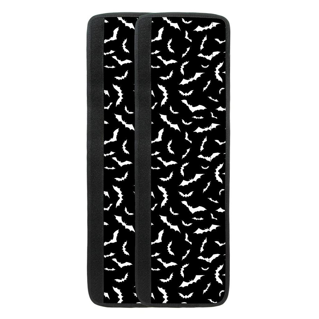 Black And White Halloween Bat Print Refrigerator Handle Covers