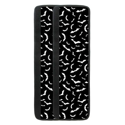 Black And White Halloween Bat Print Refrigerator Handle Covers