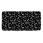 Black And White Halloween Bat Print Towel