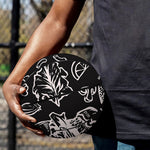 Black And White Hamburger Print Basketball