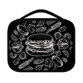 Black And White Hamburger Print Classic Bible Case