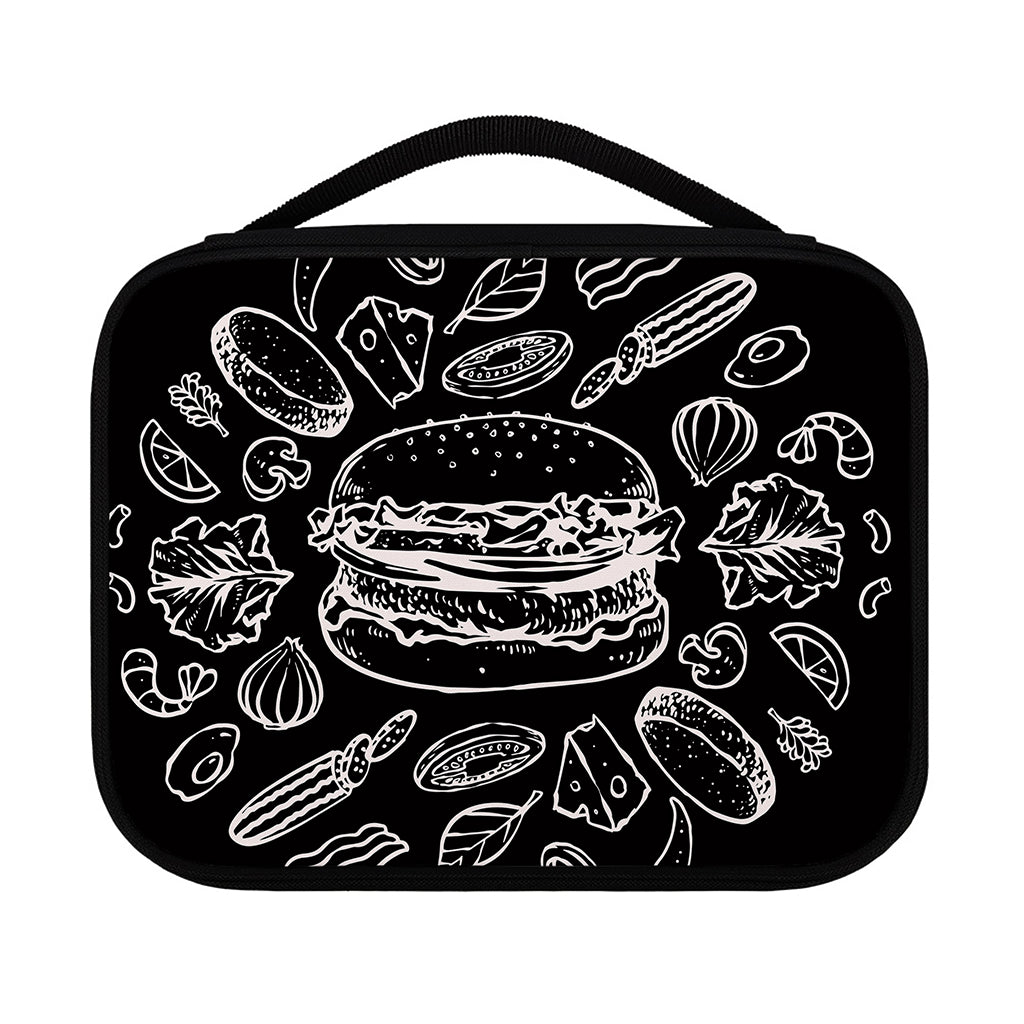 Black And White Hamburger Print Classic Bible Case