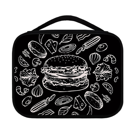 Black And White Hamburger Print Classic Bible Case
